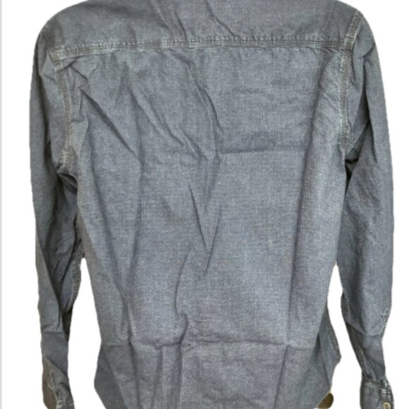 GAP Large Cotton Long Sleeve "Classic worker" Denim Button down collared Shirt - Picture 8 of 16